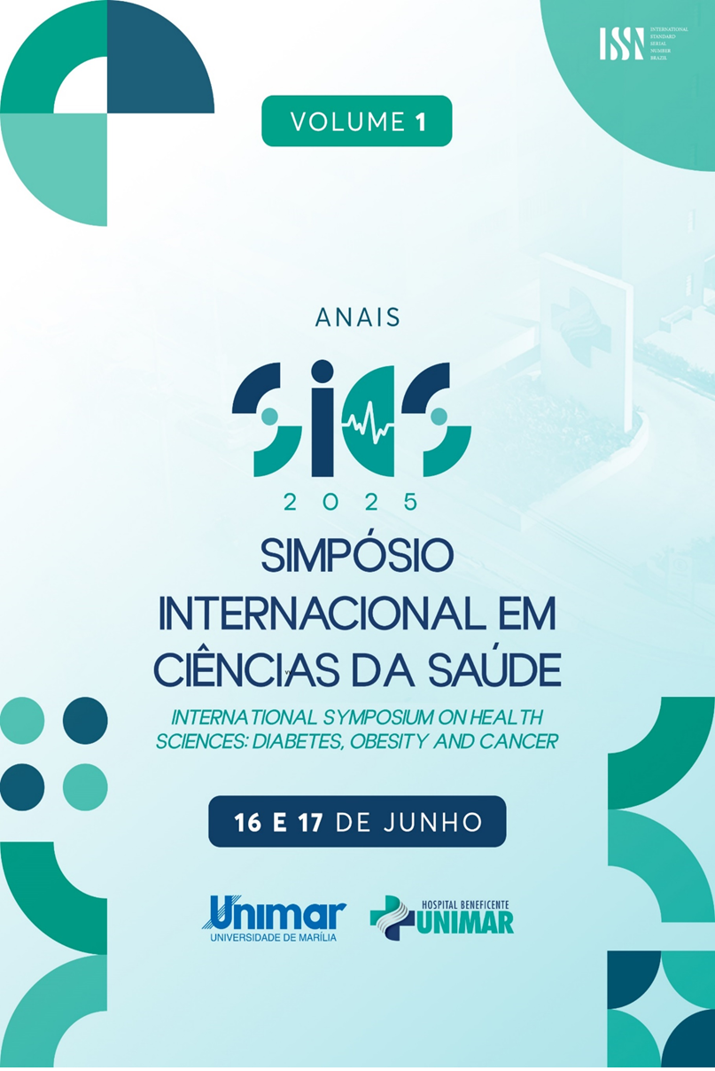 					Visualizar v. 1 n. 1 (2025): Simpósio Internacional em Ciências da Saúde
				